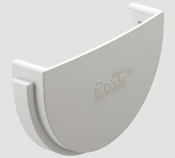 Заглушка желоба ПВХ Docke STANDART пломбир купить в Кашире