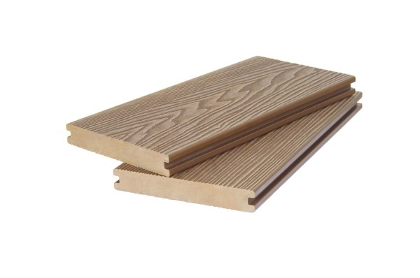 Доска террасная 3D фактура дерева POLIVAN GROUP двухсторонняя полнотелая SINGARAJA песочный купить в Кашире