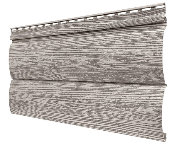 Виниловый сайдинг tecos, серия lux - оцилиндрованный брус двойной, - алтайская берёза купить в Кашире