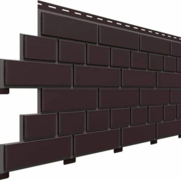 Фасадная панель Доломит Кирпич, Коричневый купить в Кашире