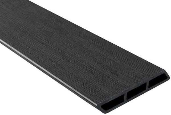 Доска Ромбус 3D ДПК Outdoor STORM BLACK черная купить в Кашире