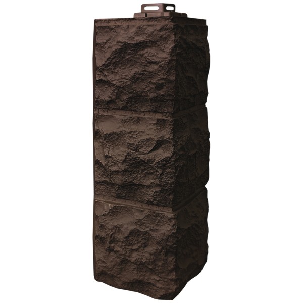 Угол наружный Fineber «Доломит» Тёмно Коричневый купить в Кашире