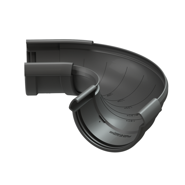 Угол регулируемый Docke Lux ПВХ - Графит купить в Кашире