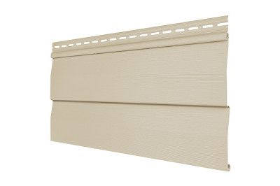 Виниловый сайдинг Tecos - корабельный брус, золотой песок 