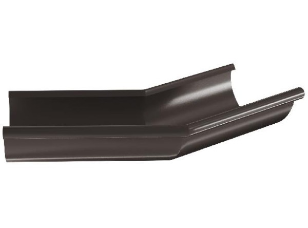 Водосток Aquasistem, система 150/100 - Угол желоба, наружный 135° RR 32 Тёмно-Коричневый купить в Кашире