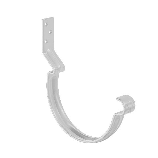 Водосток Aquasistem, система 125x90 - Крюк крепления желоба короткий RR 20 Мраморно-белый купить в Кашире