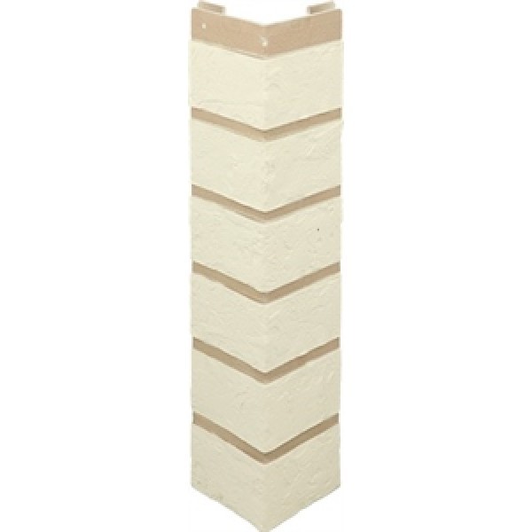 Наружный угол кирпич (белый), 0,47 х 0,1м 1 купить в Кашире