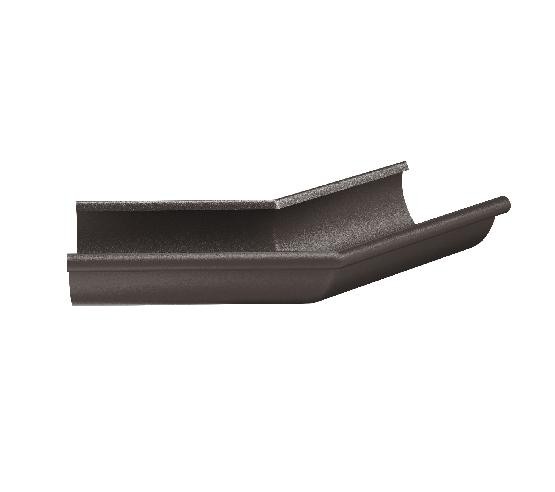 Водосток Aquasistem, Система 150/100 - Угол желоба, наружный 135° RR 32 Тёмно-коричневый matt купить в Кашире