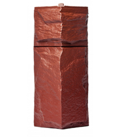 Угол T-Сайдинг-Гранит Леон Красный купить в Кашире