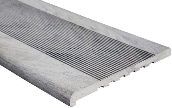 Ступень ДПК Outdoor Havana/Вельвет полнотелая серая  микс купить в Кашире