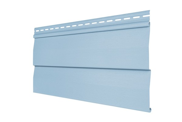 Виниловый сайдинг Tecos - корабельный брус, голубой купить в Кашире