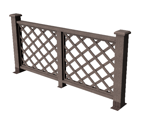 Ограждения декоративное ДПК GRINDERDECO Ламбет венге купить в Кашире
