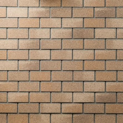 Фасадная плитка битумная, Технониколь HAUBERK кирпич Песчаный