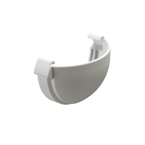 Заглушка желоба Docke Lux ПВХ Пломбир купить в Кашире