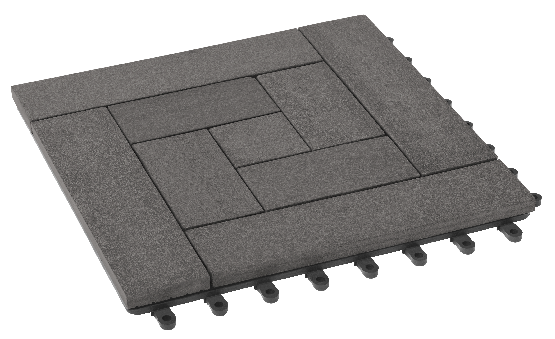 Модульный паркет ДПК GRINDERDECO Люкс 10 Серый базальт купить в Кашире