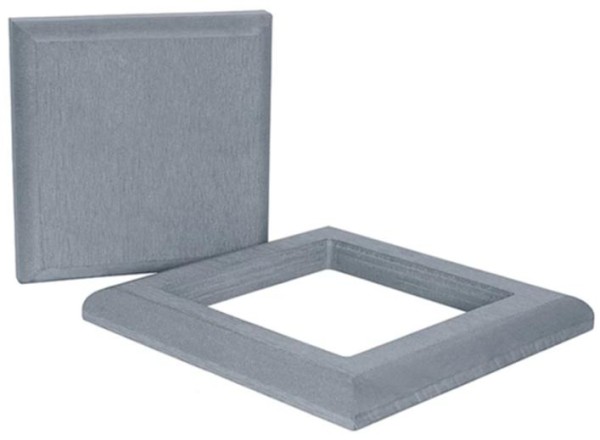 Комплект крышка и юбка ДПК для столба Polivan SINGARAJA серый купить в Кашире