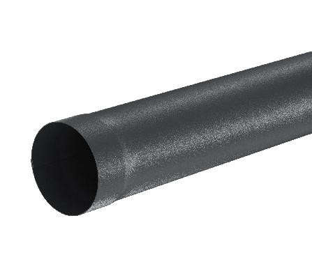 Водосток Aquasistem, Система 125/90 - Труба водосточная 1.00м RR 23 Маренго matt купить в Кашире