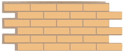 Фасадная панель T-Сайдинг - Кирпич Модерн Бежевый
