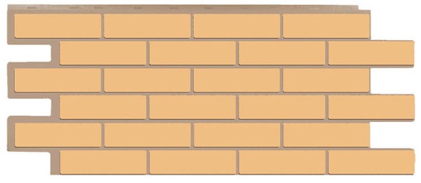 Фасадная панель T-Сайдинг - Кирпич Модерн Бежевый купить в Кашире