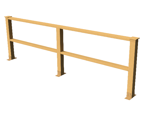 Ограждения декоративное ДПК GRINDERDECO Ковбойская изгородь песчаник купить в Кашире