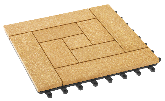 Модульный паркет ДПК GRINDERDECO Люкс 10 Песчаник купить в Кашире