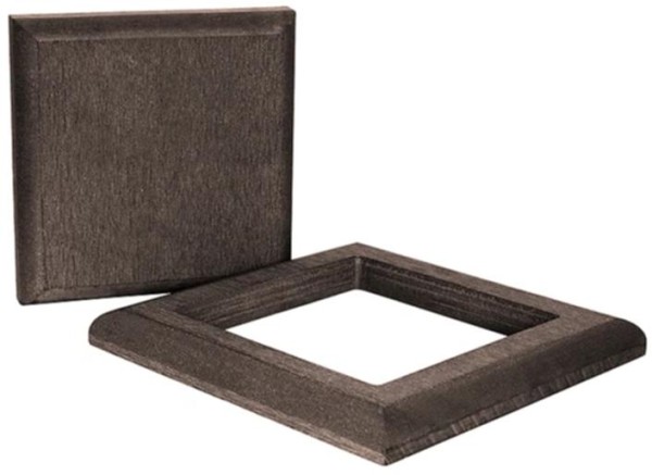 Комплект крышка и юбка ДПК для столба Polivan SINGARAJA темно-коричневый купить в Кашире