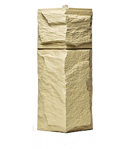 Угол T-Сайдинг-Гранит Леон Желтый купить в Кашире