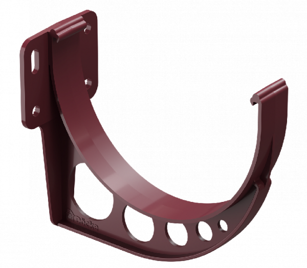 Кронштейн желоба ПВХ Docke STANDART красный купить в Кашире