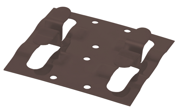 Кляймер рядный Grinder для монтажа наличника коричневый купить в Кашире