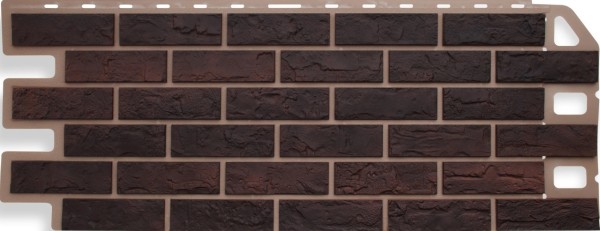 Фасадная панель Цокольный сайдинг Альта-профиль - коллекция "кирпич", кирпич жженый купить в Кашире
