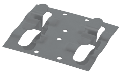 Кляймер рядный Grinder для монтажа наличника серый