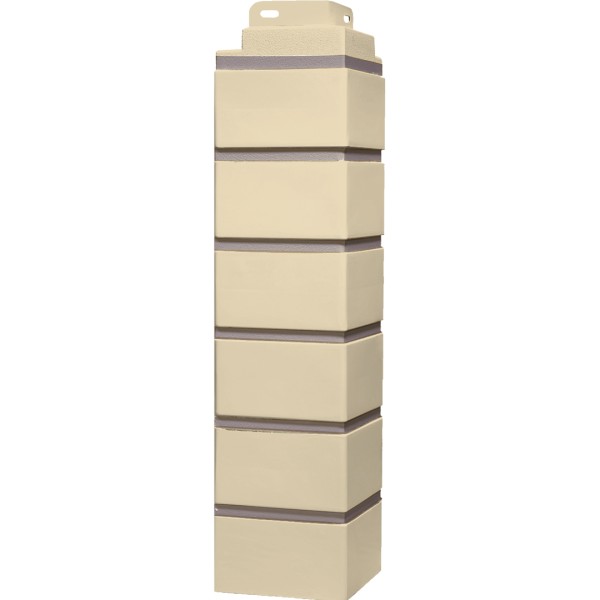 Угол наружный Fineber «Кирпич клинкерный» Желтый купить в Кашире