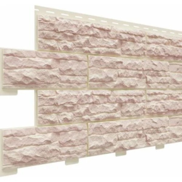 Фасадная панель Доломит Скалистый риф Люкс Жемчуг купить в Кашире