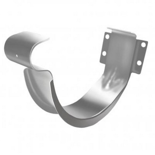 Водосток Grand Line 125x90 – Держатель желоба RAL 9003 купить в Кашире