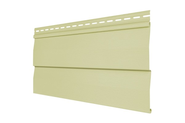 Виниловый сайдинг Tecos - корабельный брус, светло-желтый  купить в Кашире