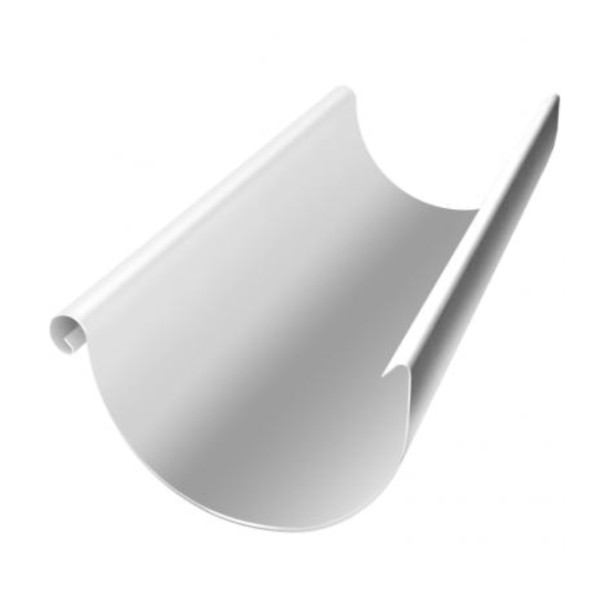 Водосток Grand Line 125x90 – Желоб 3м RAL 9003 купить в Кашире