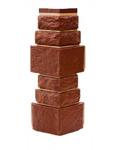 Угол T-Сайдинг-Дикий Камень Коричневый купить в Кашире