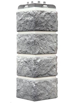 Угол наружный Grand Line Колотый Камень Гранит, Шов белый купить в Кашире