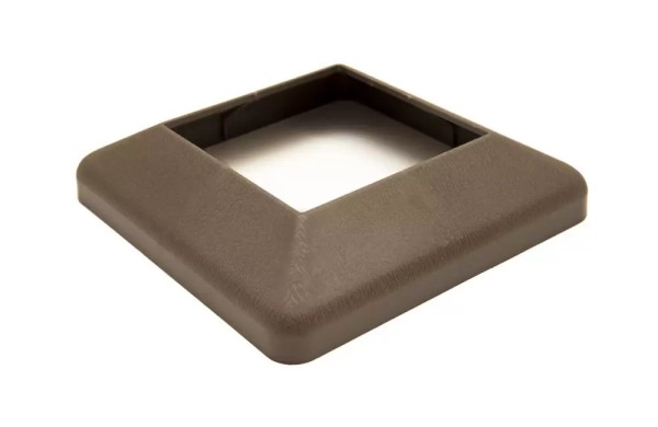 Крышка нижняя ПВХ для столба Deckart 125х125 Венге купить в Кашире