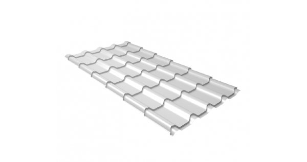 Металлочерепица камея GL 0,5 Quarzit RAL 9003 сигнальный белый купить в Кашире