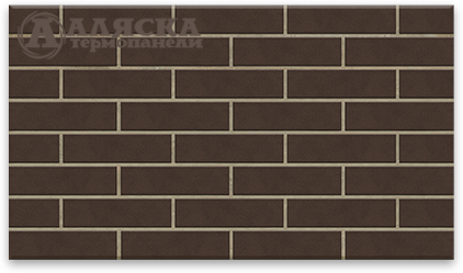 Фасадные Термопанели Аляска Amsterdam brown купить в Кашире