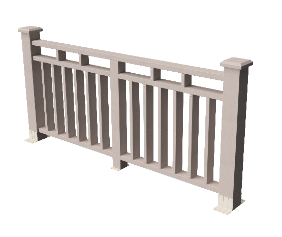 Ограждения декоративное ДПК GRINDERDECO Европа выбеленый дуб купить в Кашире