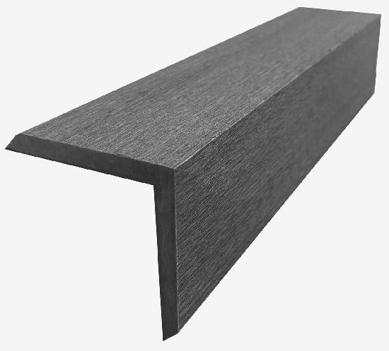 Декоративный угол 50×50 графит купить в Кашире