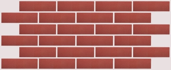 Гибкая клинкерная плитка СТ-01 Красный (сборная) купить в Кашире