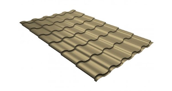 Металлочерепица кредо 0,45 PE RAL 1014 слоновая кость купить в Кашире