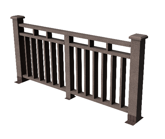 Ограждения декоративное ДПК GRINDERDECO Европа венге купить в Кашире