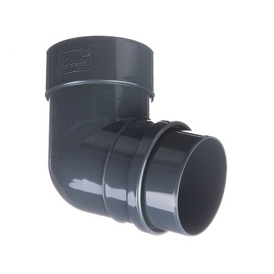 Колено 72° Docke Lux ПВХ - Графит купить в Кашире