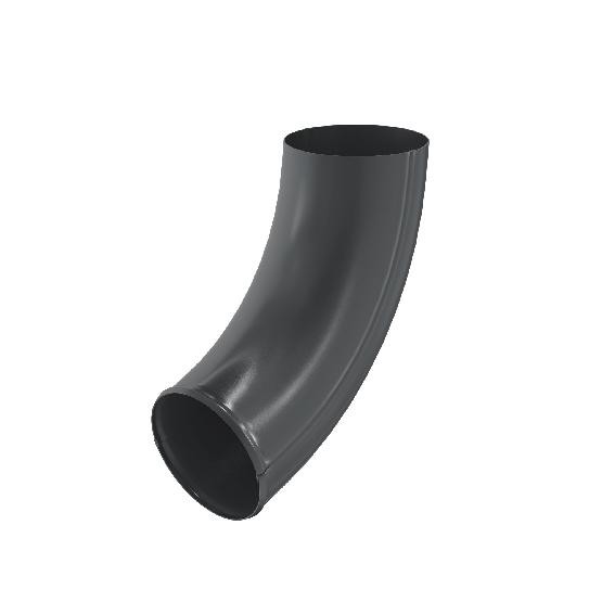 Водосток Aquasistem, система 150/100 - Отвод трубы RAL 7024 Тёмно-серый купить в Кашире