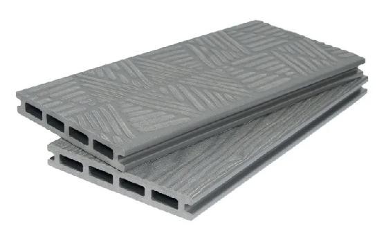 Террасная доска ДПК POLIVAN GROUP 3D+3D NEW пустотелая двухсторонняя DENPASAR Серый купить в Кашире