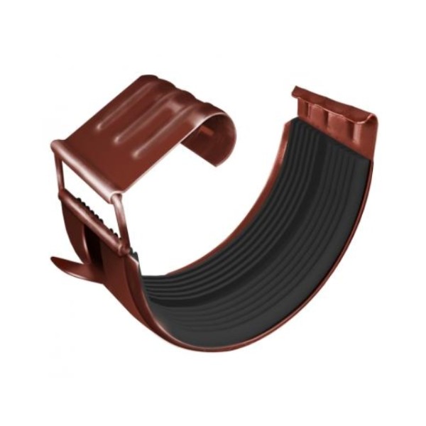 Водосток Grand Line 125x90 – Соединитель желоба RAL 8004 купить в Кашире